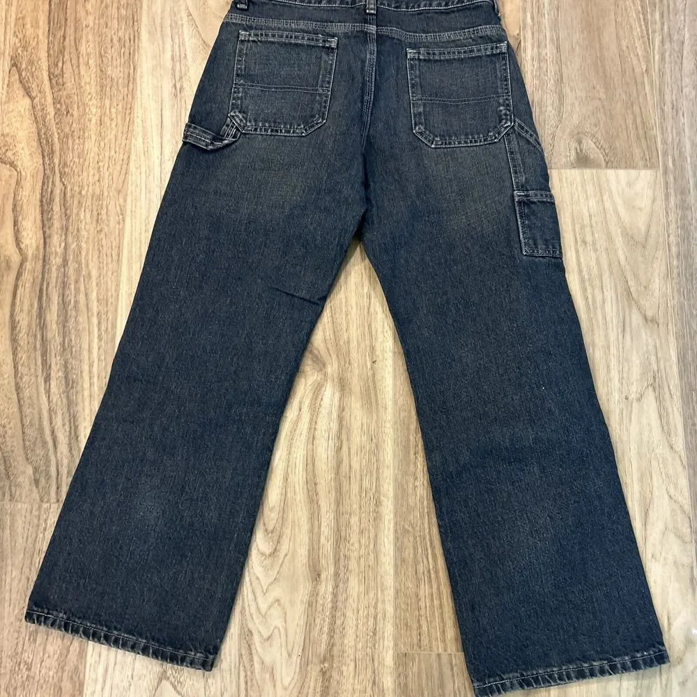 Bailey's Point Carpenter Jeans Boys Size‎ 14 Husky Blue Denim